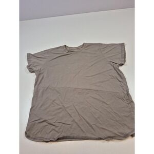 Barking Irons Shirt New York Mens 2XL Beige Tagless Made USA Tee